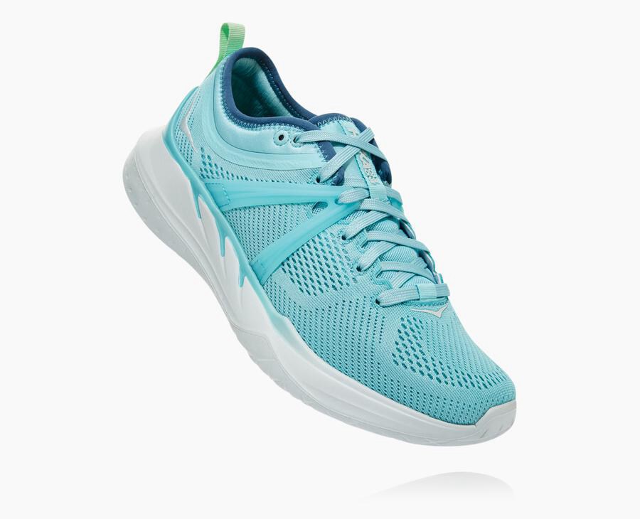 Hoka One One Koşu Ayakkabısı Kadın Mavi/Beyaz - Tivra - IS6413059